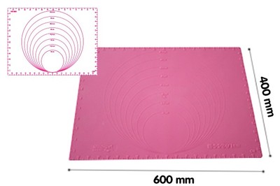 Silikopat 13 Precision Mat 60x40 Rug IN Silicon SILIKOMART With Wheels
