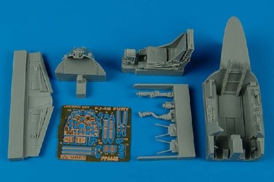 Aires 1/48 FJ4B Cockpit Set For HBO AHM4448