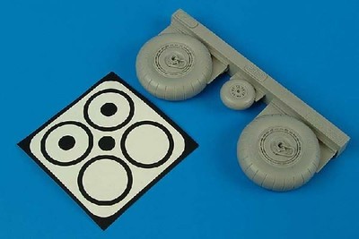 AIRES HOBBY 1/32 JU88A1 WHEELS PAINT MASKS FOR RVL 2086