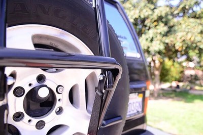 Sports Deluxe 2bike Spare Tire Rack Black
