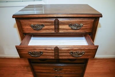 Vintage American Drew Five Drawer Dresser Ebay