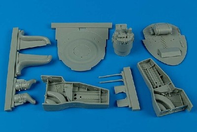 Aires Hobby 2073 1:32 F8F1 Wheel Bay For TSM Resin