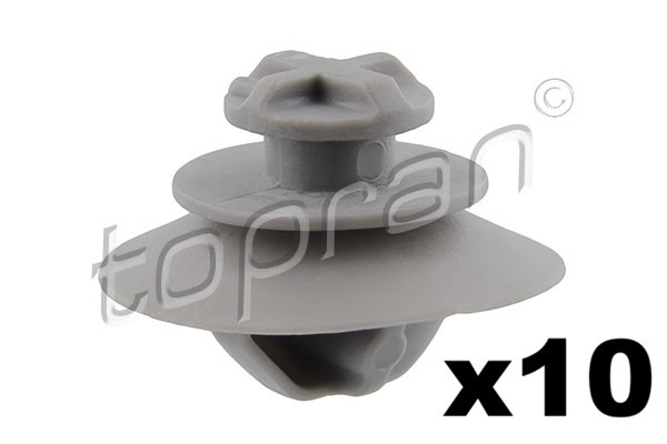 TOPRAN 722744 Moulding Clip 856562 10pc Grey for Peugeot Citroen Opel Toyota