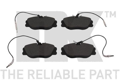 Brake Pads Set fits PEUGEOT 806 221 2.0 Front 94 to 03 NK 425109 425110 425453