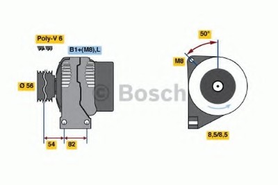 BOSCH REMAN ALTERNATOR - 0986047510