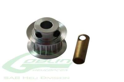 SAB Aluminum Motor Pulley Z23 - Goblin 500/570 [H0215-23-S]