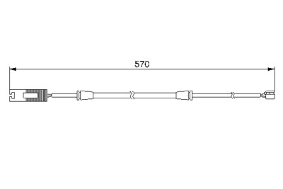 BOSCH 1 987 474 954 Warning Contact, brake pad wear for BMW