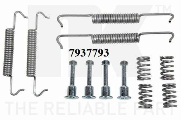 NK 7937793 Zubehörsatz Handbremsbacken für div. Citroen, Peugeot, Fiat, Lancia
