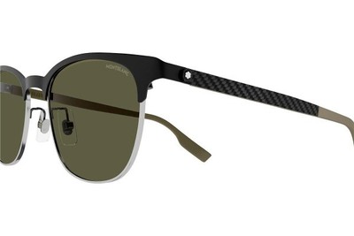 MONTBLANC MONT BLANC MB0183S-004-53 BLACK SUNGLASSES