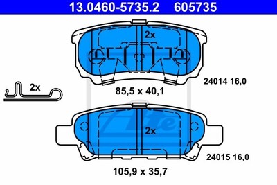 ATE Belagsatz 13.0460-5958.2
