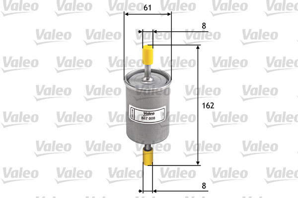 Valeo 587008 Kraftstofffilter FÃ¼R Alfa Romeo,Audi,Cadillac,CitroÃN,Daewoo,Fiat,H