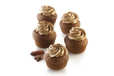 Set 2 Molds Air Plus 18 for 20 Mini Muffin Silicone Silikomart Double Use