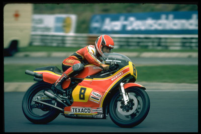 474000 Randy Mamola 500cc Suzuki A4 Photo Print