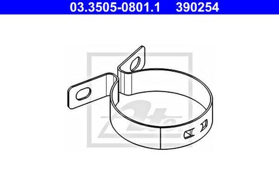 ATE Bremsflüssigkeitsbehälter Halter Für 0004311040