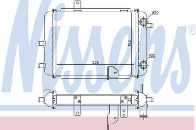 NISSENS KÜHLER WASSERKÜHLER MOTORKÜHLER 60363 P NEU OE QUALITÄT