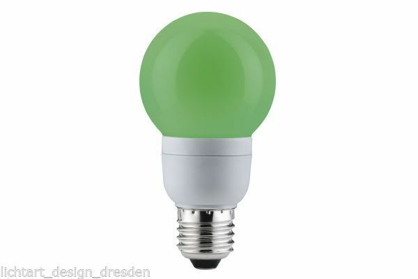 Paulmann 880.28 Globe 60 Energiesparlampe 5W Grün E27 230V 88028