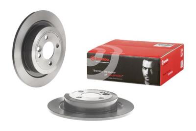2x Brake Discs Pair Solid Rear 280mm 08.C307.11 Brembo Set 34216784389 Quality