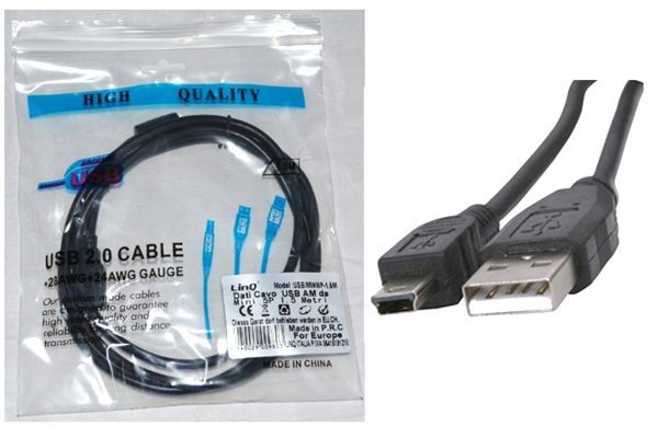 Cavo Usb 2.0 a Miniusb 1,5mt Linq usb-mini5p-1.5m