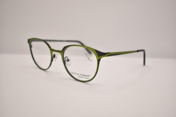 Black Forest BFC3035 V Damen Brille Metall Rund Grün
