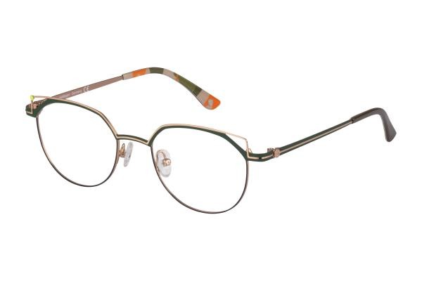 Von Bogen VB201 03 Damen Brille Metall Cat Eye GrünGold