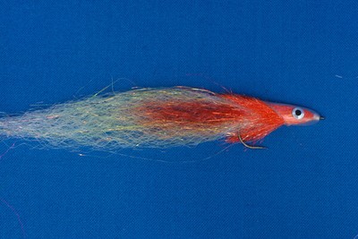 Fliegentom Streamer for pike and predatory fish - Flame