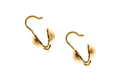 14k Gold Filled Clam Shell Bead Tip, Jewelry Findings, 20 pcs