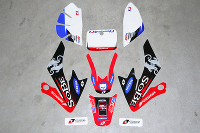 Dirt Pit Bike Fairing Plastic Decal Graphics 50cc 70cc TAOTAO ROKETA SUNL BAJA S