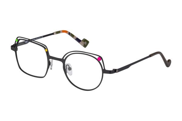 Von Bogen XP1510 03 Damen Brille Metall Oval Schwarz