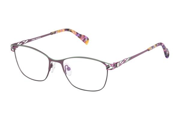Von Bogen VB204 04 Damen Brille Metall Oval Lila