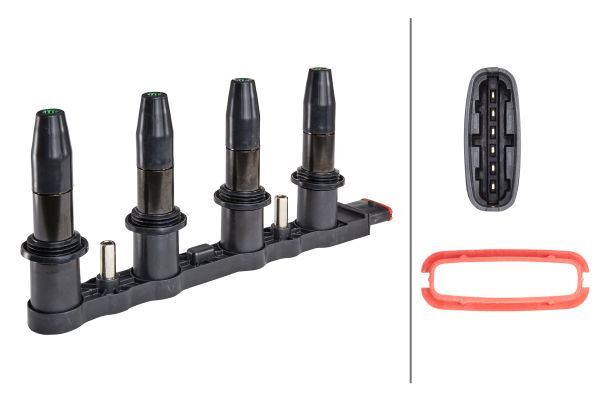 HELLA Ignition coil module OPEL ASTRA CORSA MERIVA INSIGNIA ZAFIRA 1.6 1.8