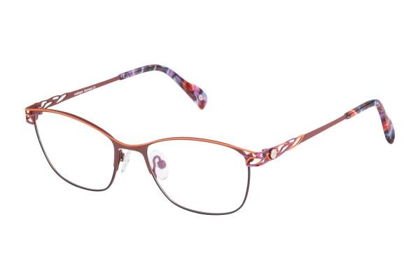 Von Bogen VB204 03 lunettes pour femmes métal ovale orange