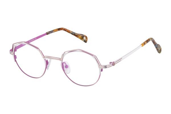 Von Bogen VB199 03 lunettes hommes femmes métal rond rose