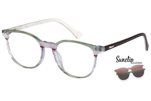 Von Bogen XP1494 03 Damen Brille Kunststoff Oval Weiß