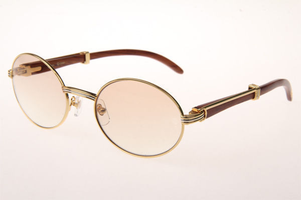 Gafas de sol Cartier de madera para hombre