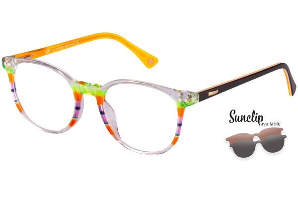 Von Bogen XP1494 01 Damen Brille Kunststoff Oval Mehrfarbig