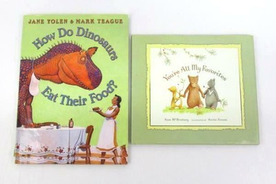 Children's Books Lot You're All My Favorites + How Do Dinosaurs Eat Their Food?