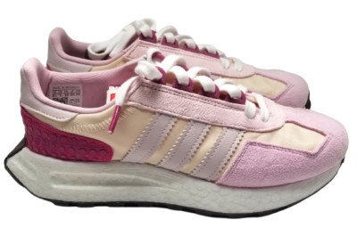 Adidas Originals Women's LEGO Retropy E5 Sneaker GX7202 Pink/Pink/Ivory Size 6.5