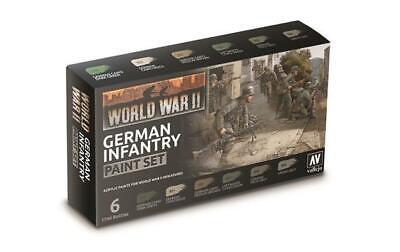 70206 WW2 German Infantry Paint Set Vallejo Flames of War 