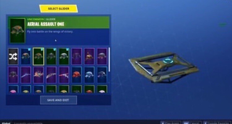 startseite fortnite - fallschirm trooper fortnite gleiter