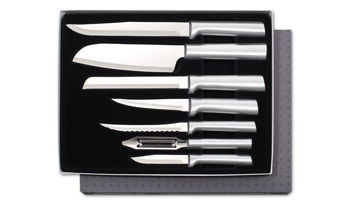 S38 Kitchen Knives For Cooking Usa Made For L/r Hand 7pc +