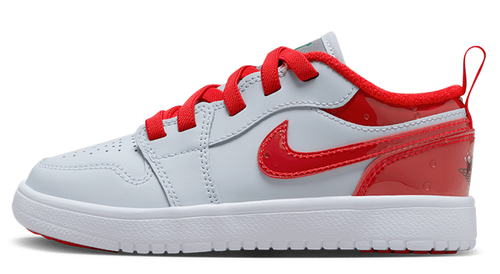Футбольный мяч Little Kids Jordan 1 Low ALT SE Серый/Университетский красный (FN9744 018)