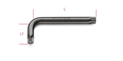 Beta Tools  97 TX60 Offset Torx  Key Wrench T60 | 000970060