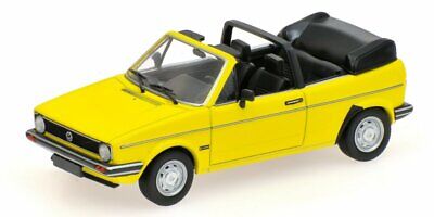 Volkswagen VW Golf Cabriolet 1980 Yellow 1:43 Model MINICHAMPS