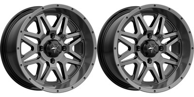 (2 Pack) 4/156 MSA M26 Vibe Wheel   For POLARIS Xpedition 325 4x4 2000-2002