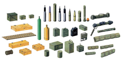 Italeri 6423 1/35 Moderne Bataille Accessoires Neuf