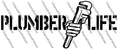 Plumber,Plumber Life,,HVAC,Pipe Wrench,Oilfield,Millwright,Custom Vinyl Decal