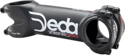 Deda Elementi Zero100 Stem Length 80mm Clamp 31.7mm +/-8 1 1/8 in Blk Aluminum