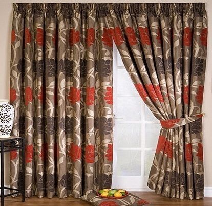 Floral Window Curtains & Drapes