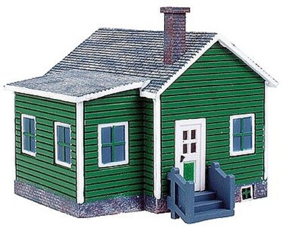 Imex Country Cottage Assembled Perma-Scene - HO Scale Model Railroad Building