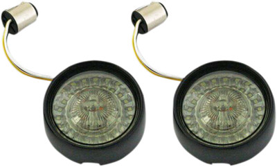 Custom Dynamics 1157 Black Probeam LED Front Turn Signals for Harley Davidson